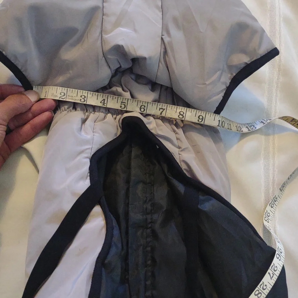 Yellow and Gray Quilted Dog Jacket - Picture 7 of 7